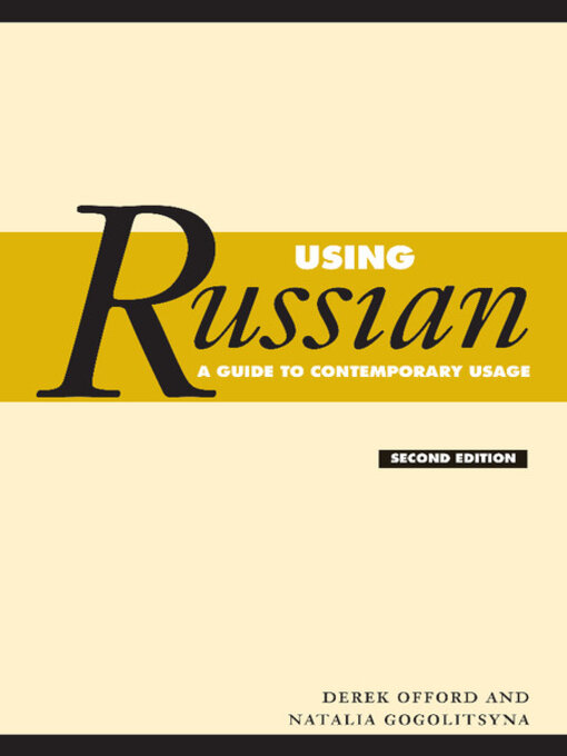 Cover image for Using Russian
